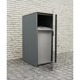 Vienguba lauko konteinerio pastogė