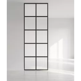 Sienelė su rifliuotu stiklu